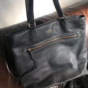 Leather Kate Spade tote